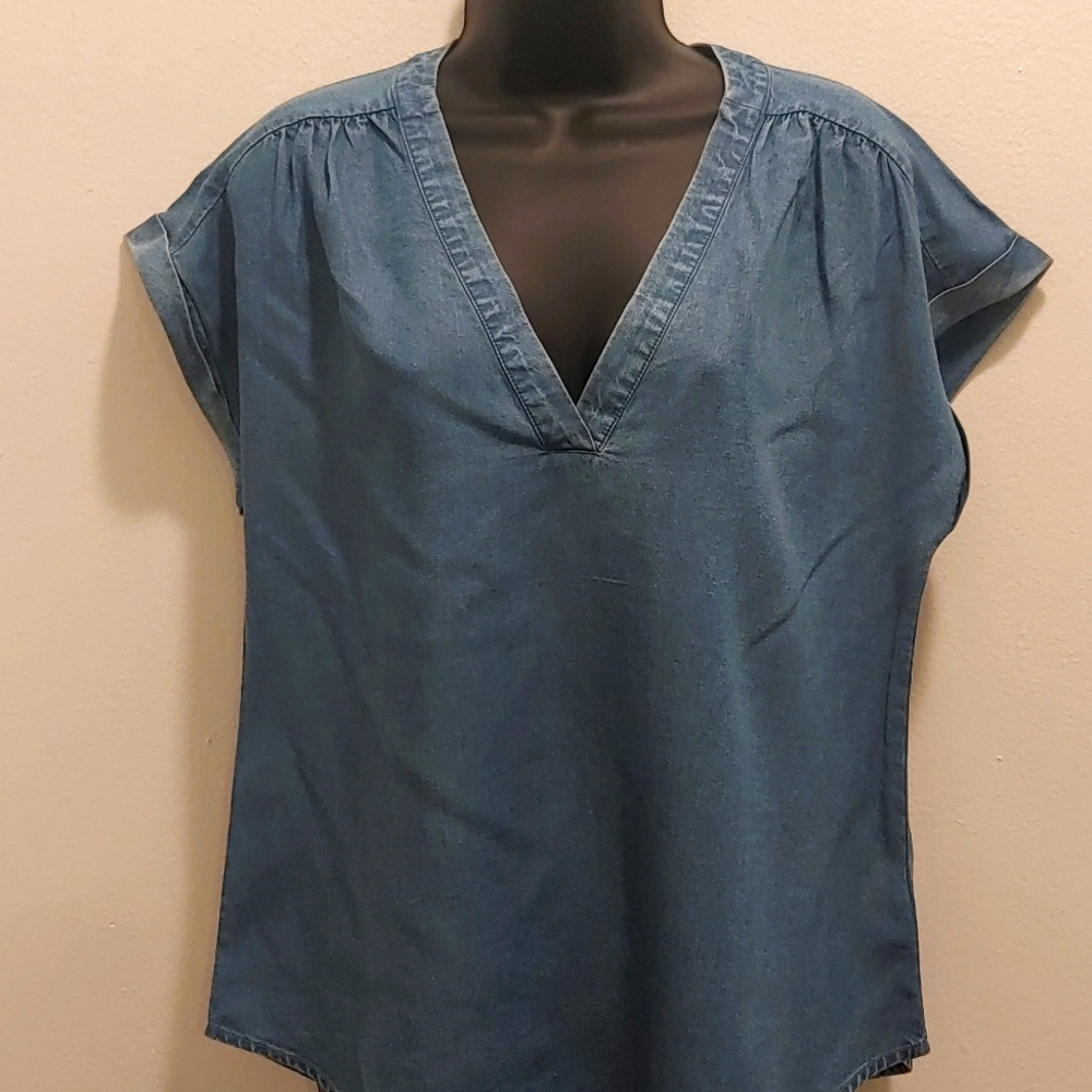 Gap Short Sleeve Blouse Size Small